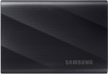 Samsung T9 MU-PG2T0B - SSD - kryptert - 2 TB - ekstern (bærbar) - USB 3.2 Gen 2x2 (USB-C kontakt) - 256-bit AES - svart
