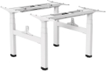 Ergo Office ER-404W Electric Double Height Adjustable Standing/Sitting Desk Frame without Desk Tops White