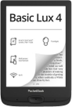 PocketBook Basic Lux 4 - eBook-leser - Linux 3.10.65 - 8 GB - 6 16 grånivåer (4-bts) E Ink Carta (758 x 1024) - berøringsskjerm - microSD-spor - Wi-Fi - svart