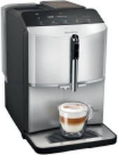 Siemens EQ.300 TF303E01 - Automatisk kaffemaskin med melkeskummer - 15 bar - lys sølvfarge