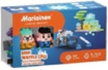 Marioinex Waffle Mini Building Blocks - Politibil- og smykkebutikk