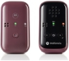 Motorola | Crystal-clear HD sound 10 hours of battery life The portable, magnetic design powers off the units automatically | Travel Audio Baby Monitor | PIP12 | Burgundy