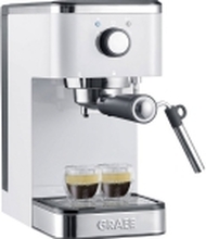 Graef ES 401, Espressomaskin, 1,25 l, Malt kaffe, 1400 W, Grå