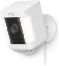Ring Spotlight Cam Plus Plug-In - Nettverksovervåkingskamera - utendørs - værbestandig - farge (Dag og natt) - 1080p - lyd - trådløs - Wi-Fi