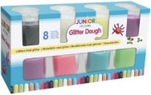 Junior Designer Glittermodellervoks 8-Pack 8x100 g