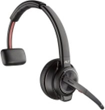 Poly Savi 8210 Office - Savi 8200 series - hodesett - on-ear - DECT / Bluetooth - trådløs - svart - Zoom Certified