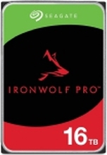 Seagate IronWolf Pro ST16000NT001 - Harddisk - 16 TB - intern - 3.5 - SATA 6Gb/s - 7200 rpm - buffer: 256 MB - med 3-års Seagate Rescue Data Recovery