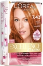 L'OREAL_Excellence Creme hårfarge 7.43 Blond kobber-gull