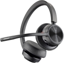Poly Voyager 4320 - Hodesett - on-ear - Bluetooth - trådløs - svart - Zoom Certified, Certified for Microsoft Teams