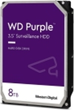 WD Purple WD85PURZ - Harddisk - 8 TB - intern - 3.5 - SATA 6Gb/s - 5640 rpm - buffer: 256 MB