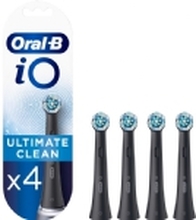 Oral-B iO Series Ultimate Clean Tannbørstehoveder - Svart - 4-pak