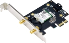 ASUS PCE-AX1800 - Nettverksadapter - PCIe - 802.11a, 802.11b/g/n, 802.11ax, Bluetooth 5.2