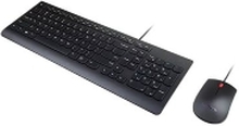 Lenovo Essential Wired Combo - Tastatur og mussett - USB - Fransk