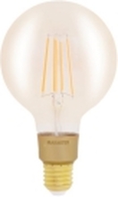 Marmitek Smart me Smart comfort Glow LI - LED-filamentlyspære - form: G95 - E27 - 6 W (ekvivalent 40 W) - klasse E - varmt hvitt lys - 2500 K