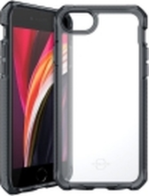 ITSKINS Level 3 Supreme // Clear - 2019 Edition - baksidedeksel for mobiltelefon - polyethlen-tereftalat (PET), termoplast-polyuretan (TPU) - gjennomsiktig, røyk - for Apple iPhone 6, 6s, 7, 8, SE (2nd generation)