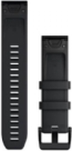 Garmin QuickFit - Klokkestropp for smart armbåndsur - svart, black hardware - for Approach S62 D2 fenix 5 fenix 5 fenix 6 fenix 7 Forerunner 945, 965 Instinct MARQ