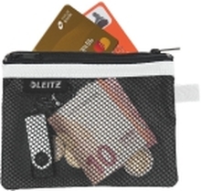 Leitz WOW Travel Small - Pung for personal belongings / ID / credit cards / cable / cash / earphones - nylon - svart