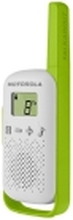 Motorola Talkabout T42 - Bærbar - toveis radio - PMR - 446 MHz - 16-kanalers - grønn og hvit, blå og hvit, oransje og hvit (en pakke 3)
