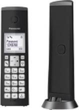 Panasonic KX-TGK210 - Trådløs telefon med anrops-ID - DECT\GAP - treveis anropskapasitet - svart