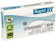 Rapid Standard - Stifter - 23/8 - 8 mm - galvanisert stål - pakke av 1000 - for Fashion HD110