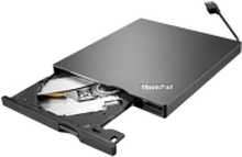 Lenovo ThinkPad UltraSlim USB DVD Burner - Platestasjon - DVD±RW (±R DL) / DVD-RAM - SuperSpeed USB 3.0 - ekstern - FRU
