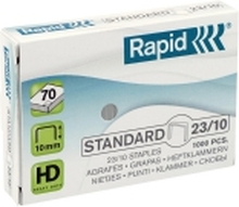 Rapid Standard - Stifter - 23/10 - 10 mm - galvanisert stål - pakke av 1000 - for Fashion HD110