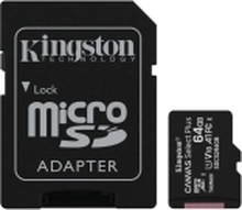Card Mem Kingston 64Gb Cl10 Micsdxc +Adp