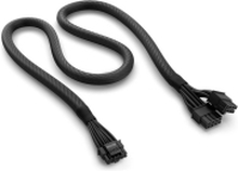 NZXT 12VHPWR Adapter Cable - Strømkabel - 16-stifts PCI-strøm (hann) til 8-pins PCIe-strøm (hann) - 65 cm - for GPU - svart - for C-Series C1000, C750, C850
