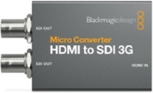Blackmagic Design CONVCMIC/HS03G/WPSU, Aktiv videokonverterare, Grå, Windows 10, 720p, 1080i, 1080p, NTSC, PAL, 4:2:2