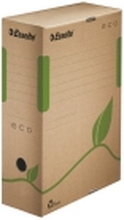 Esselte Eco - Boksfil - bokryggbredde: 100 mm - for A4 - naturlig brunfarge