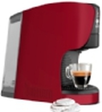 Bialetti 098150531, Pod kaffe maskin, 0,4 l, Kaffe pute, 1450 W, Rød
