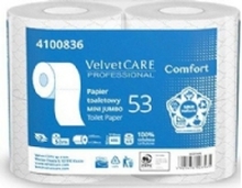 Velvet Cellulose toalettpapir VELVET Comfort, 2-lags, 486 ark, 4 stk., hvit