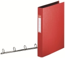 Esselte Vivida - Ringperm - bokryggbredde: 42 mm - for A4 - kapasitet: 190 ark - livlig rød