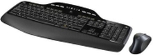 Logitech Wireless Desktop MK710 - Tastatur- og mussett - trådløs - 2.4 GHz - Nordisk