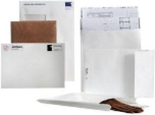 BONG Tyvek - Postpose - utbyggbar - International B4 (250 x 353 mm) - firkantet - åpen ende - selvklebende (Peel & Seal) - hvit - pakke av 100