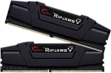G.Skill Ripjaws V - DDR4 - sett - 32 GB: 2 x 16 GB - DIMM 288-pin - 3200 MHz / PC4-25600 - CL16 - 1.35 V - ikke-bufret - ikke-ECC - klassisk svart