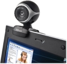 Trust Exis Webcam - Webkamera - farve - 640 x 480 - audio - USB 2.0 - Kompatibelt med: Windows