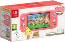 Nintendo Switch Lite - Melinda Edition - håndholdt spillkonsoll - Korall - Animal Crossing: New Horizons