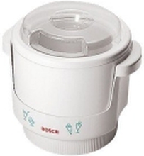 Bosch MUZ4EB1 - Iskremmakertilbehør - for kjøkkenmaskin - hvit - for Bosch MUM4405EU, MUM48R1