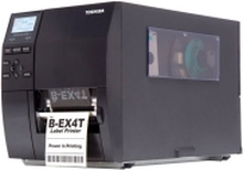Toshiba TEC B-EX4T1-TS12-QM-R - Etikettskriver - direktetermisk / termisk overføring - Rull (12 cm) - 305 dpi - inntil 355 mm/sek - USB, LAN