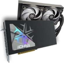 Inno3D iChiLL GeForce RTX 4080 SUPER Black - Grafikkort - NVIDIA GeForce RTX 4080 SUPER - 16 GB GDDR6X - PCIe 4.0 x16 - HDMI, 3 x DisplayPort - svart - boks