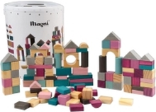 Magni - Wooden Building blocks, 100 pcs(2956)