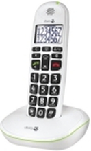 DORO PhoneEasy 110 - Trådløs telefon med anrops-ID/samtale venter - DECT\GAP - hvit