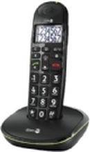 DORO PhoneEasy 110 - Trådløs telefon med anrops-ID/samtale venter - DECT\GAP - svart