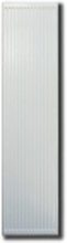 Thermrad Vertical Compact panelradiator 2693W, 4 tilslutninger, HxDxL 2200x22x600mm, blank hvid RAL9016