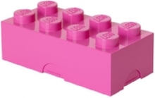 LEGO Lunch Box - Matlagringsbeholder - kubus - medium rosa