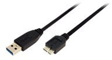 LogiLink - USB-kabel - USB Type A (han) til Micro-USB Type B (han) - USB 3.0 - 1 m