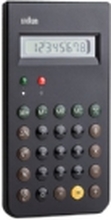 Braun BNE001BK - Skrivebordskalkulator - 8 sifre - batteri - svart