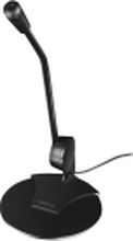 SPEEDLINK SL-8702-BK PURE Desktop Voice Microphone - Mikrofon - svart