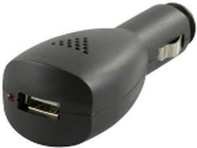 DELTACO USB-CAR1 - Bilstrømadapter - 1 A (USB) - svart